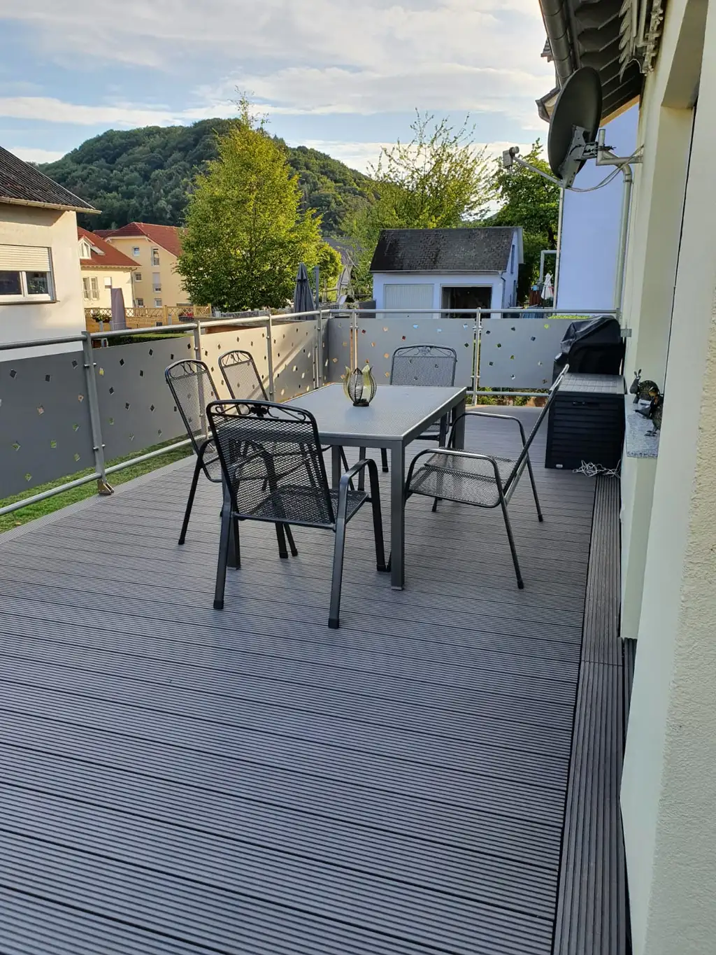 Geländer Sichtschutz Terrasse