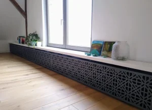Heizkörperverkleidung modern Metall