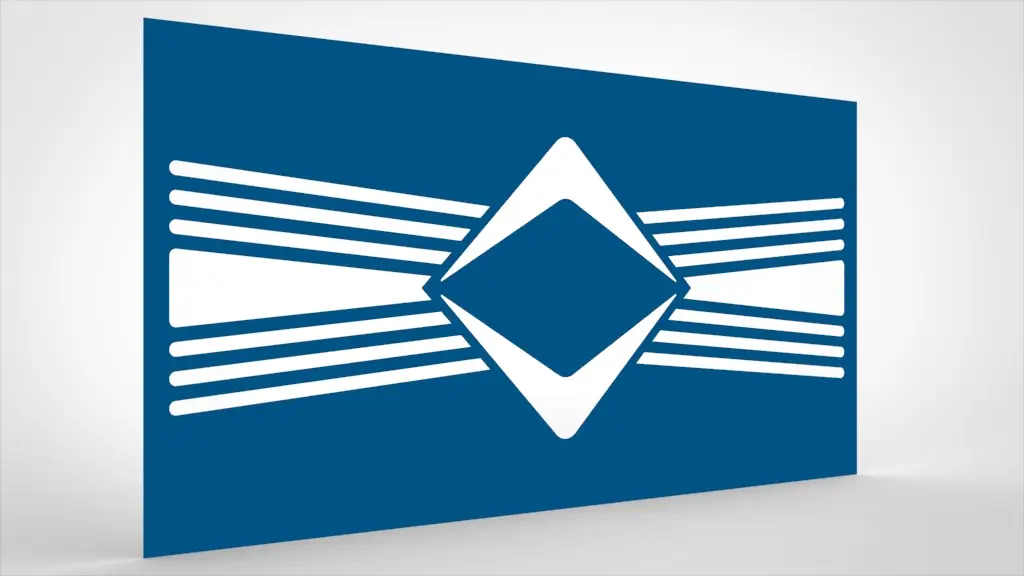 Lochblech Blau Muster Symmetrie im Einklang