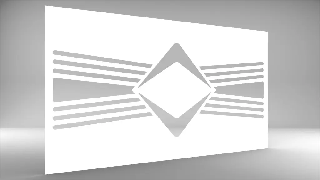 Lochblech Weiß Muster Symmetrie im Einklang