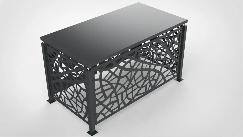 Mülltonnenverkleidung Anthrazit