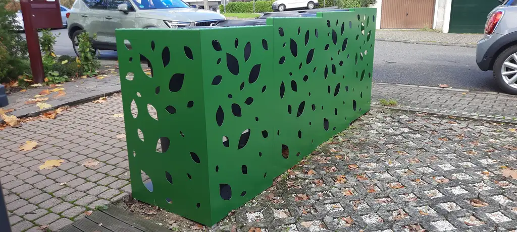 Mülltonnenverkleidung Metall