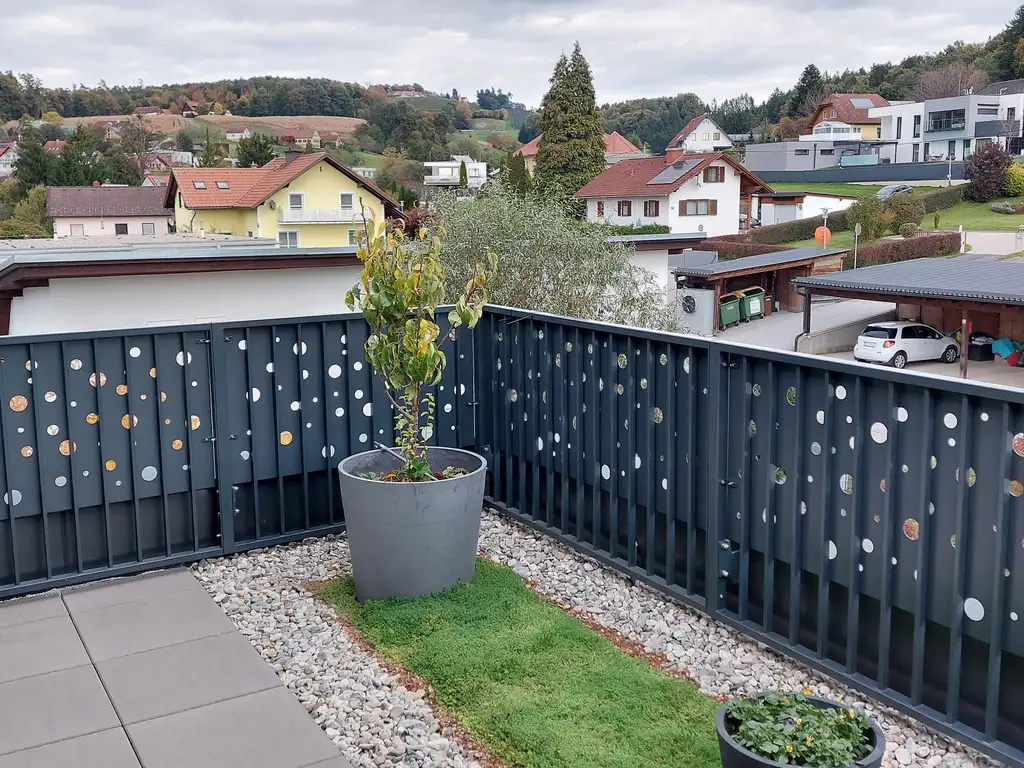 Sichtschutz Terrasse Geländer