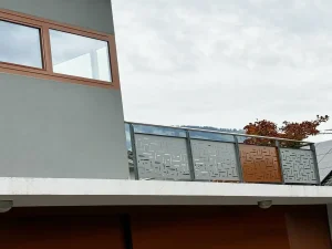 Sichtschutz Terrasse Metall