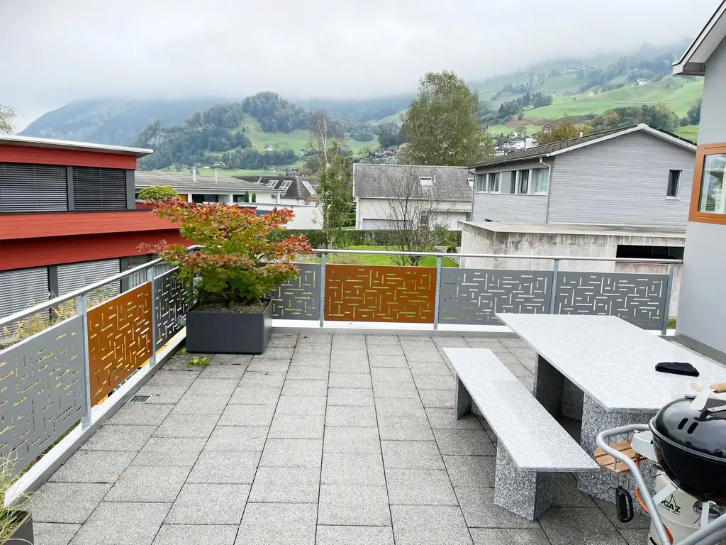 Sichtschutz Terrasse Metall