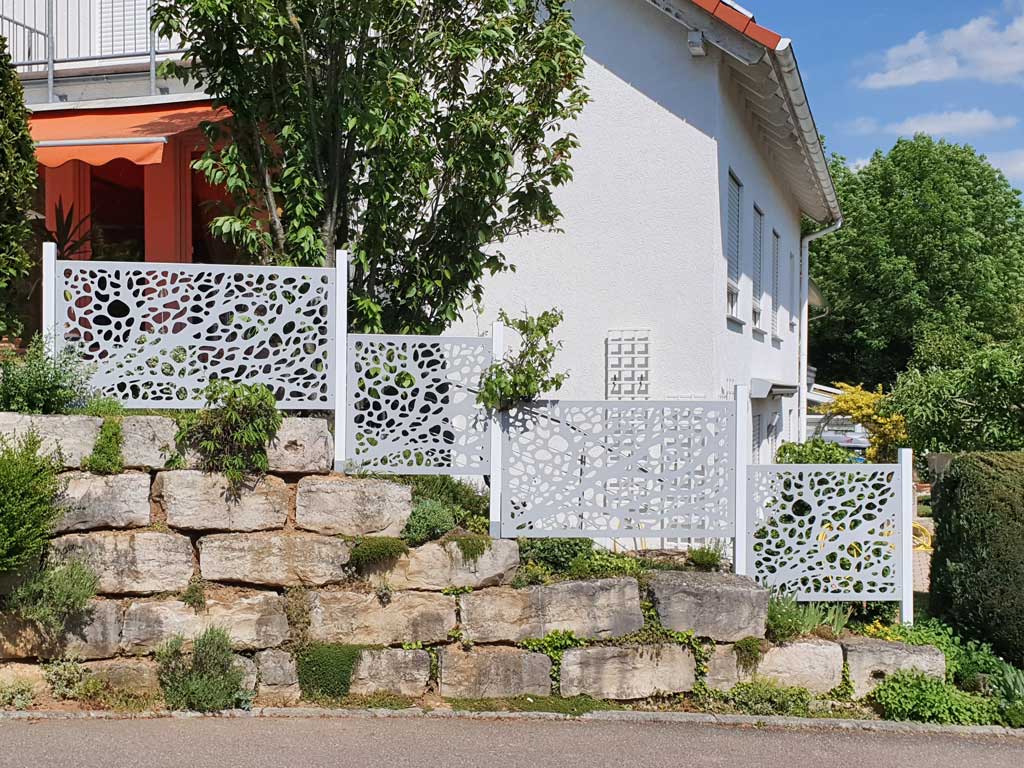 Sichtschutz Zaun Metall